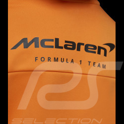 Sweatshirt McLaren Hoodie à Capuche F1 Team Norris Piastri Orange Papaye TJ2614 - enfant