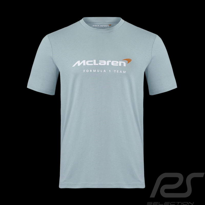T-shirt McLaren F1 Team Norris Piastri Core Essential Cloud Blue - men