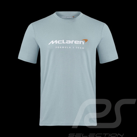 T-shirt McLaren F1 Team Norris Piastri Core Essential Bleu Nuage - homme