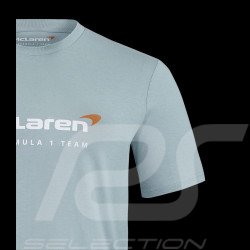 T-shirt McLaren F1 Team Norris Piastri Core Essential Bleu Nuage - homme