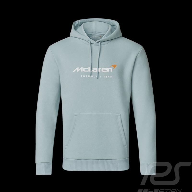 McLaren Sweatshirt F1 Team Norris Piastri Hoodie Core Essentials Wolke Blau TM1348 - Herren