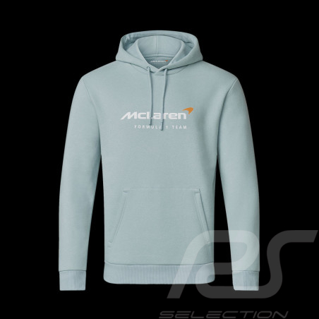 Sweatshirt McLaren F1 Team Norris Piastri Hoodie Core Essentials Bleu Nuage TM1348 - homme