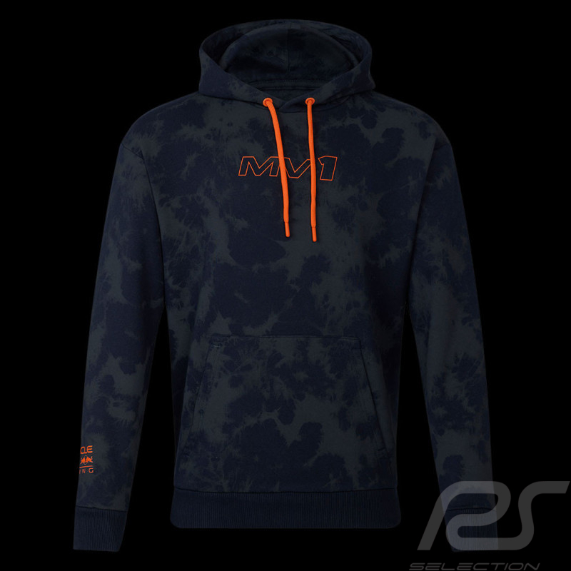 Red Bull Kapuzensweatshirt Max Verstappen MV1 Grau / Orange TU3151 - Unisex