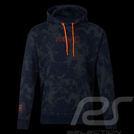 Red Bull Hooded sweatshirt Max Verstappen MV1 Grey / Orange TU3151 - Unisex