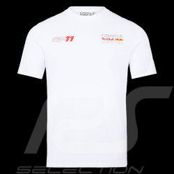 Red Bull T-shirt Sergio Perez Checo SP11 Weiß TU4423 - Unisex