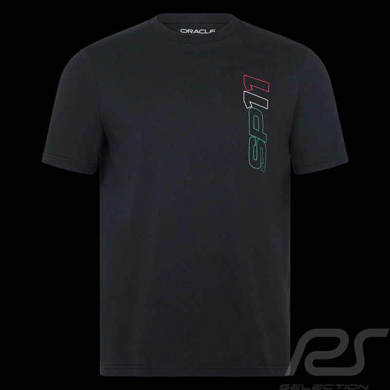T-shirt Red Bull Sergio Perez Checo SP11 Mexico Noir TU3804 - Mixte