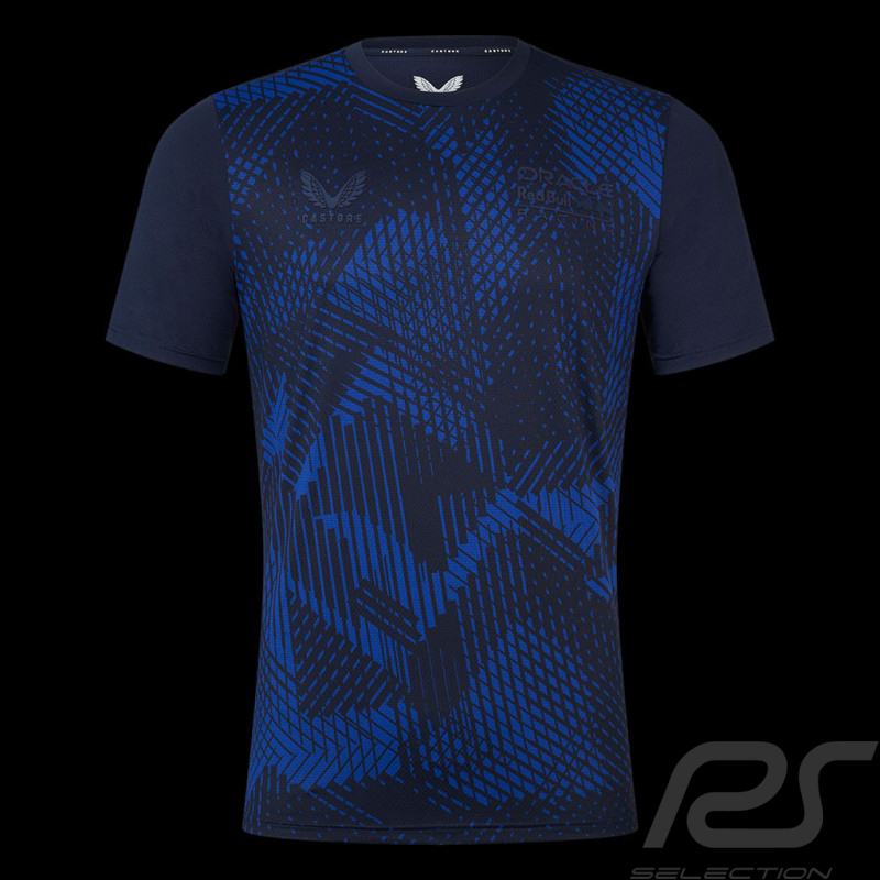 T-shirt Red Bull Running Verstappen Perez Night Sky Bleu TM1957 - Homme