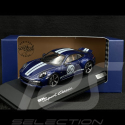 Porsche 911 Sport Classic Type 992 2022 Gentian Blue 1/43 Spark WAP0200100PSCB