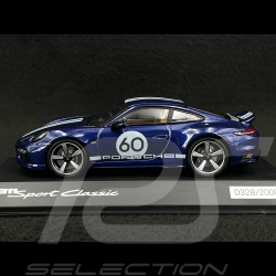 Porsche 911 Sport Classic Type 992 2022 Gentian Blue 1/43 Spark WAP0200100PSCB