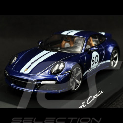 Porsche 911 Sport Classic Type 992 2022 Enzianblau 1/43 Spark WAP0200100PSCB