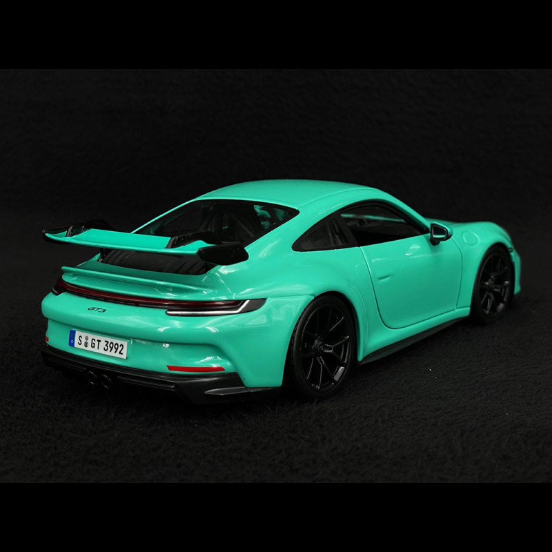 GIGATEMP Bburagos1/24 Porsche 911 GT3 2021 - Vert Menthe | Voiture Reproduction Miniature à échelle Pour Enfant | À Partir de 3 Ans
