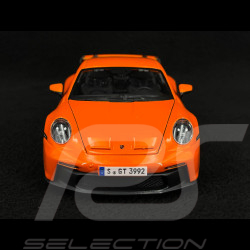 Porsche 911 GT3 Type 992 2021 Orange Fusion 1/24 Bburago 21104O