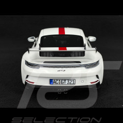 Porsche 911 GT3 Type 992 2021 Blanc Carrara 1/18 Norev 187306