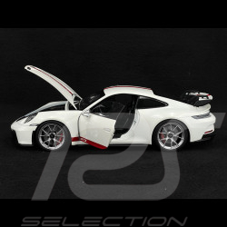 Porsche 911 GT3 Type 992 2021 Blanc Carrara 1/18 Norev 187306