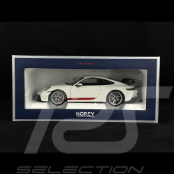 Porsche 911 GT3 Type 992 2021 Blanc Carrara 1/18 Norev 187306