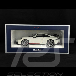 Porsche 911 GT3 Type 992 2021 Carrara White 1/18 Norev 187306