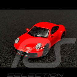 Porsche 911 Carrera S Coupe Type 992 2019 Guards Red 1/87 Schuco 452670400