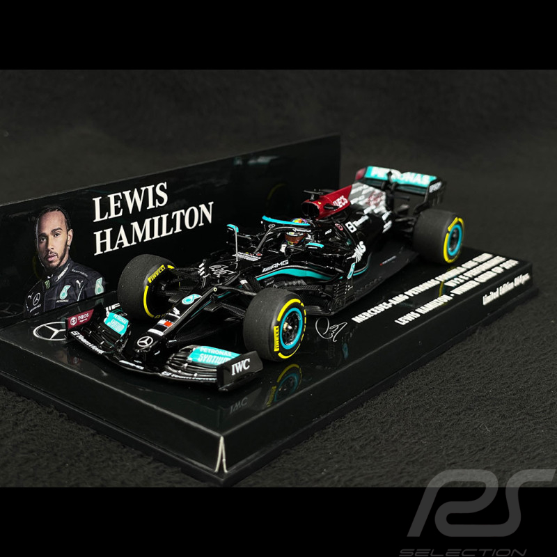Lewis Hamilton Mercedes-AMG Petronas W12 n° 44 Vainqueur GP Qatar 2021 F1 1/43 Minichamps 410212144