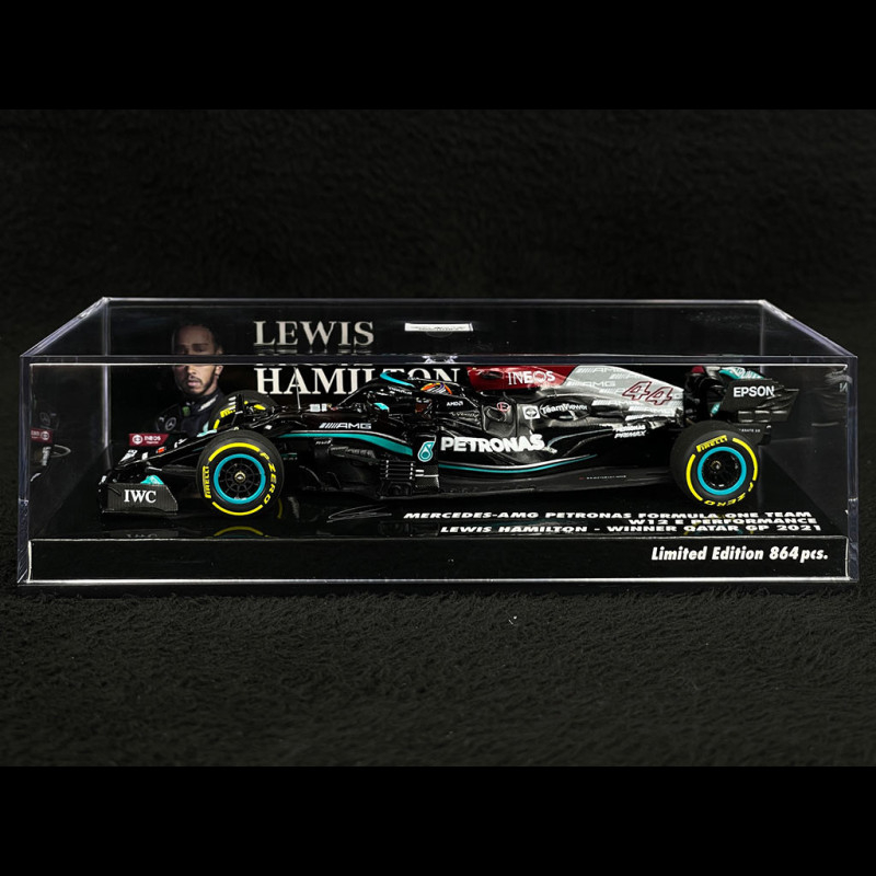 Lewis Hamilton Mercedes-AMG Petronas W12 n° 44 Winner GP Qatar 2021 F1 1/43  Minichamps 410212144