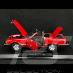 Mercedes-Benz 450 SL US Version 1975 Bobby Ewing Dallas Rot 1/18 Norev 183729