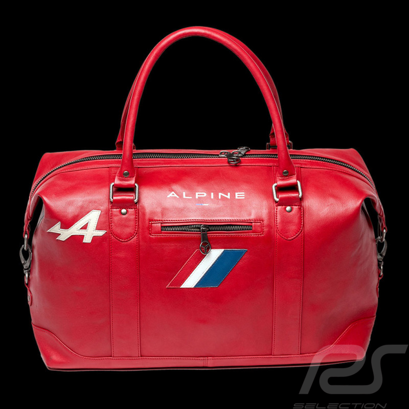 Grand Sac Cuir Alpine A110 Weekender 48h - Rouge Racing 27025-0282