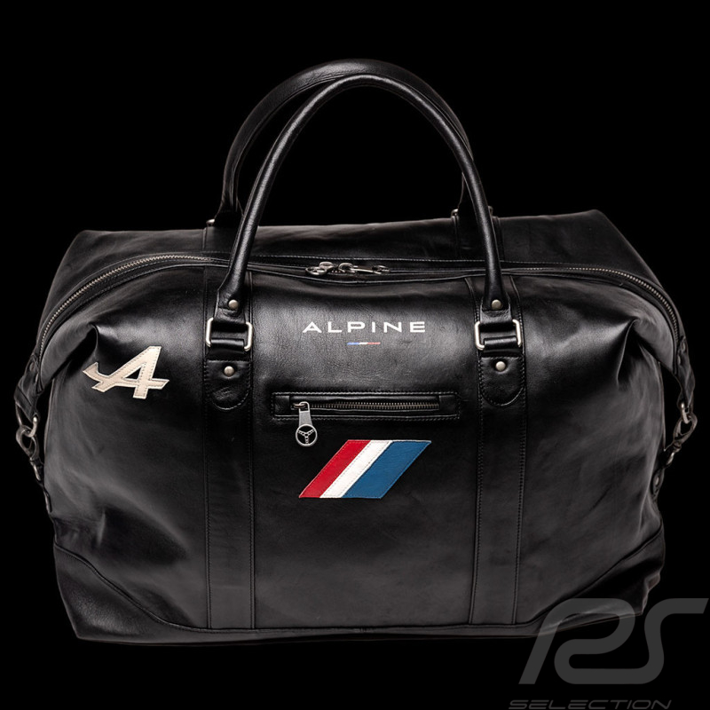 Maxi Alpine Leather Bag A310 Weekender 72h - Black 27027-3046