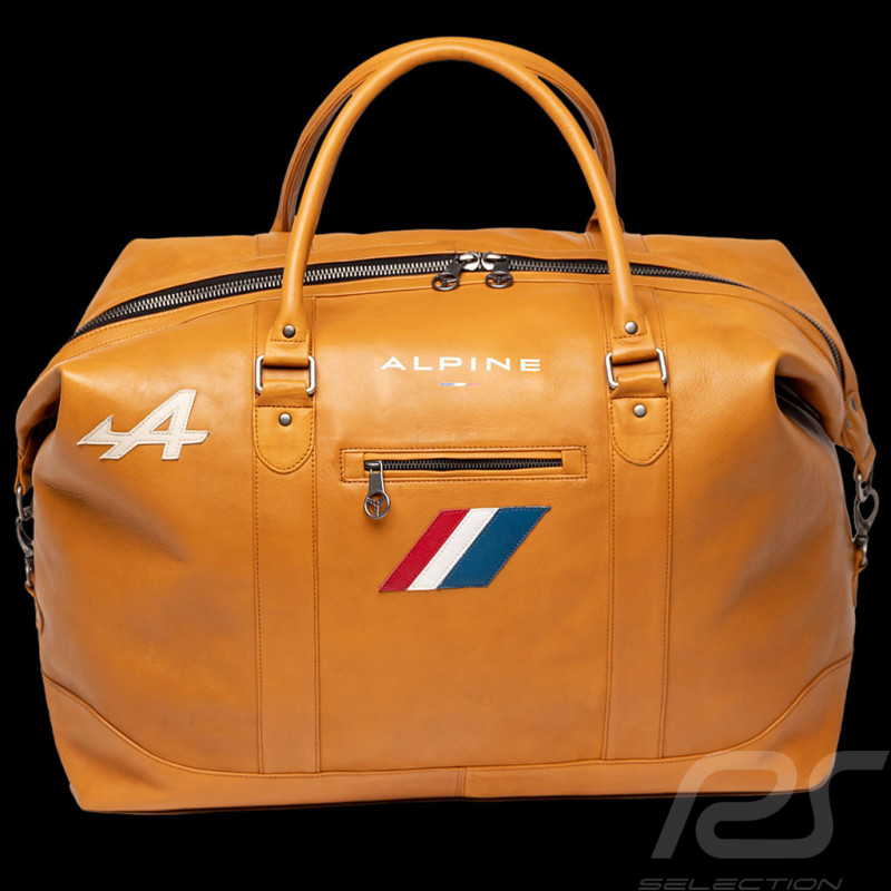 Très grand Sac Cuir Alpine A310 Weekender 72h - Jaune 27027-2038