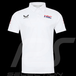 Honda HRC Moto WorldSBK Polos Vierge Lecuona Replica Weiß TM3496 - Herren