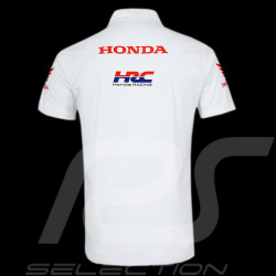 Honda HRC Moto WorldSBK Polos Vierge Lecuona Replica Weiß TM3496 - Herren