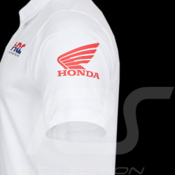 Honda HRC Moto WorldSBK Polos Vierge Lecuona Replica Weiß TM3496 - Herren