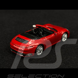 Porsche 911 Carrera 4S Cabriolet Type 992 2019 Rouge Carmin 1/87 Minichamps 870068332