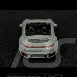 Porsche 911 Carrera 4S Cabriolet Type 992 2019 Gris Craie 1/87 Minichamps 870068330