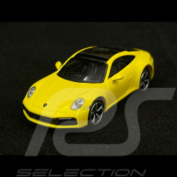 Porsche 911 Carrera 4S Type 992 2019 Racing Yellow 1/87 Minichamps 870068322