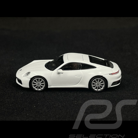 Porsche 911 Carrera 4S Type 992 2019 Blanc Carrara 1/87 Minichamps 870068324