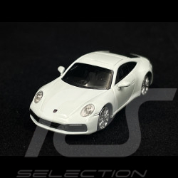 Porsche 911 Carrera 4S Type 992 2019 Blanc Carrara 1/87 Minichamps 870068324