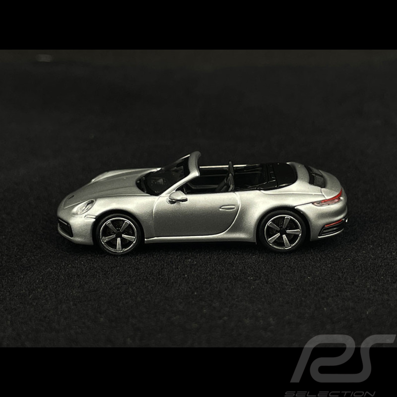 Porsche 911 Carrera 4S Cabriolet Type 992 2019 GT Silber 1/87 Minichamps 870068334