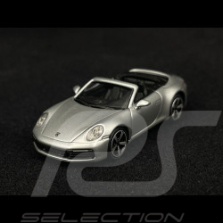 Porsche 911 Carrera 4S Cabriolet Type 992 2019 Argent GT 1/87 Minichamps 870068334