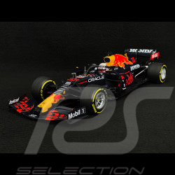 Max Verstappen Red Bull Racing RB16B n° 33 Vainqueur GP Mexique 2021 F1 1/18 Minichamps 110211933