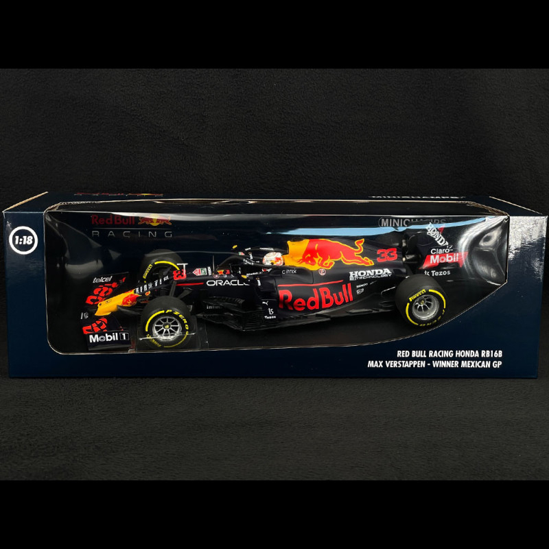 Max Verstappen Red Bull Racing RB16B n° 33 Winner GP Mexico 2021 