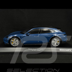 Porsche Taycan Turbo S Cross Turismo 2021 Bleu Neptune 1/18 Minichamps 155069301