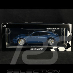 Porsche Taycan Turbo S Cross Turismo 2021 Bleu Neptune 1/18 Minichamps 155069301