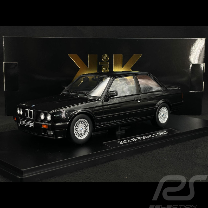 BMW 325i E30 M-Package 1 1987 Schwarz 1/18 KK Scale KKDC180743