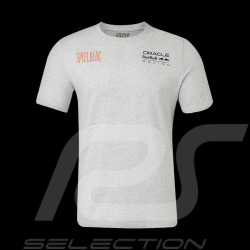 Red Bull Racing F1 T-Shirt GP Österreich 2023 Verstappen Perez Grau TU4341 - Herren