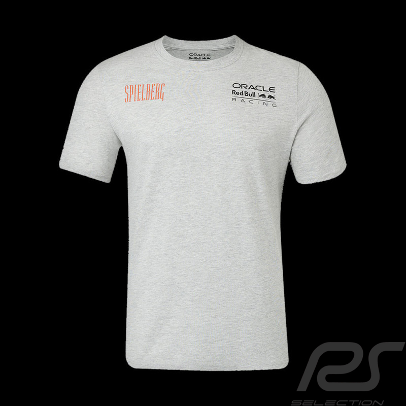 T-Shirt Red Bull Racing F1 GP Austria 2023 Verstappen Perez Grey TU4341 - men