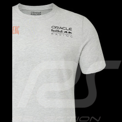 Red Bull Racing F1 T-Shirt GP Österreich 2023 Verstappen Perez Grau TU4341 - Herren