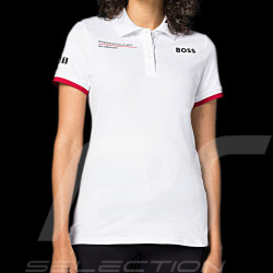 Porsche Polo-shirt Motorsport Boss weiß WAP431L0MS - Damen
