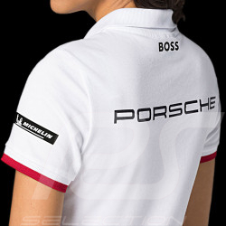 Porsche Polo-shirt Motorsport Boss weiß WAP431L0MS - Damen