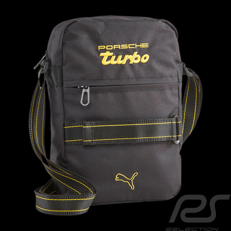 Sacoche Porsche Turbo Legacy Puma Toile Noir / Jaune 079835_01