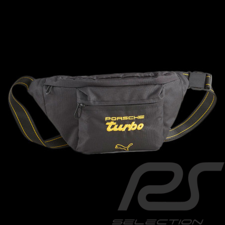 Porsche Bauchtasche Turbo Legacy Puma Planenmaterial Schwarz / Gelb 079836_01