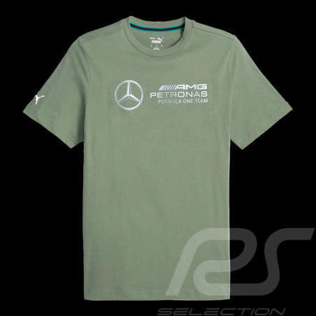 Mercedes AMG F1 Petronas Team T-shirt Hamilton Russell Green 621157_07 - Men